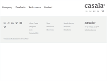 Tablet Screenshot of casala.com